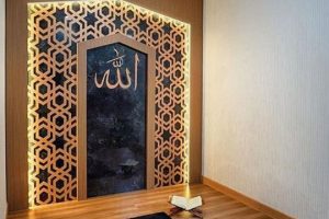 Muslim prayer room