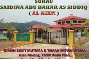 Surau Saidina Abu Bakar Al Sidiq Kampung Johor